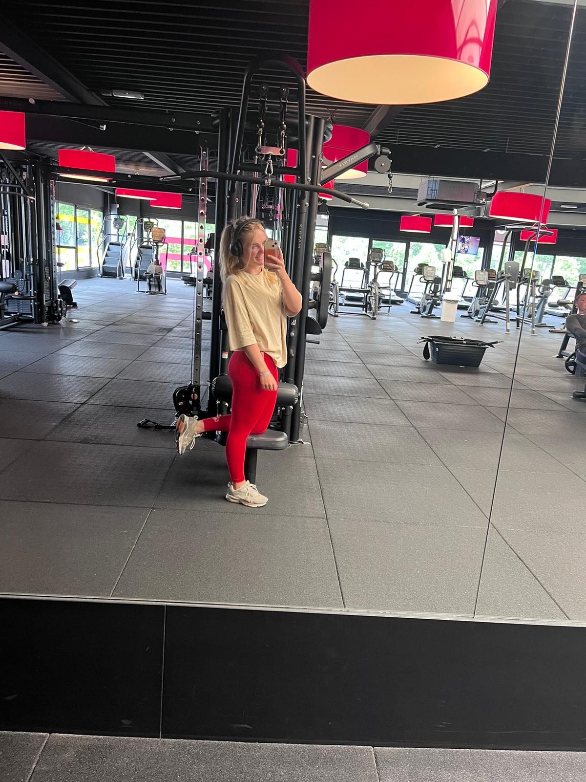 Limitless Gym Legging Rood