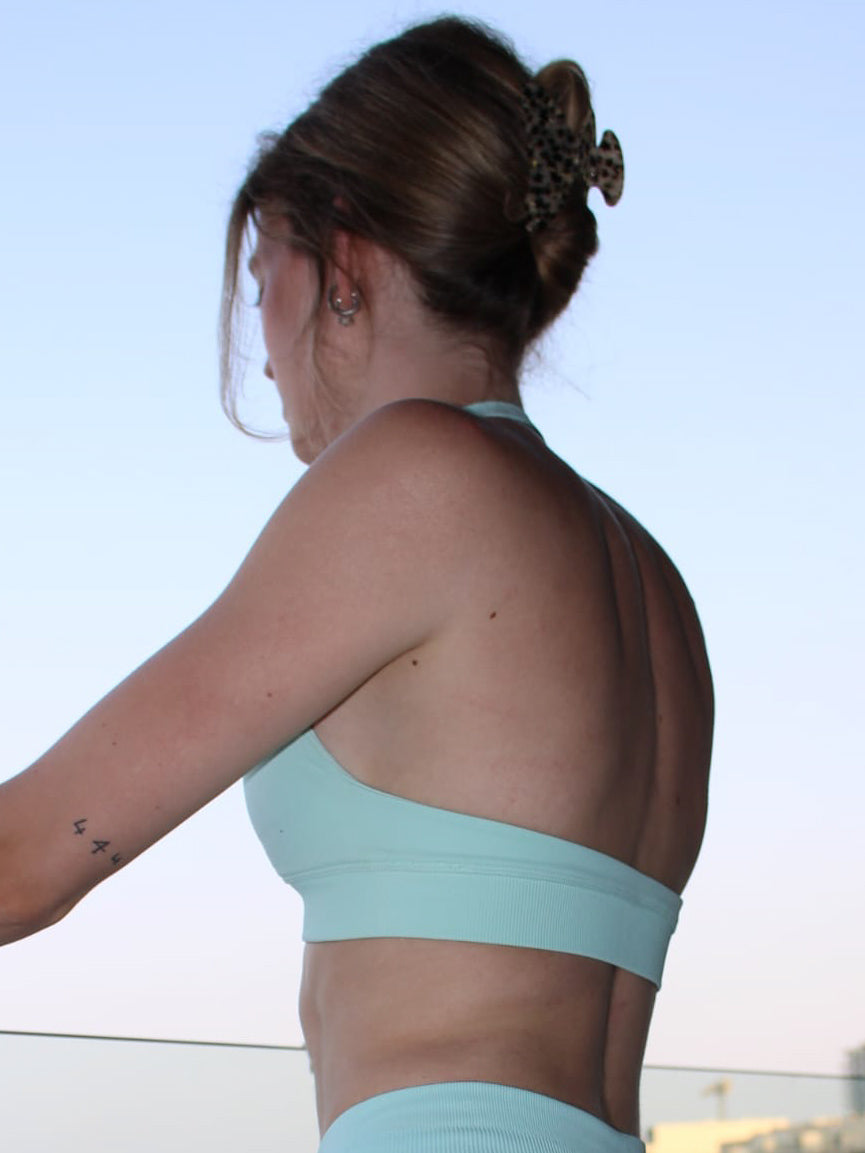 Luma Halter Bra Mint