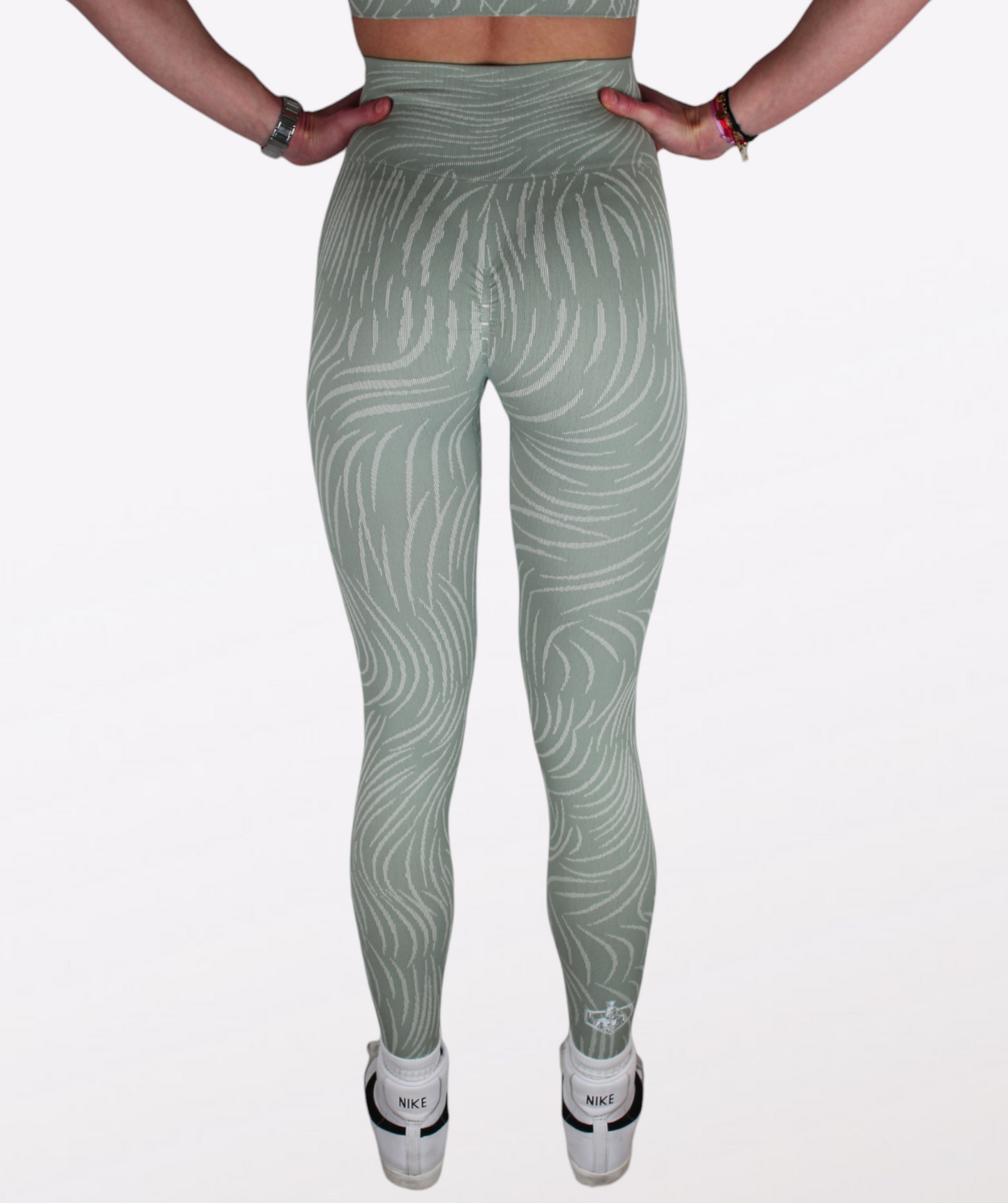 Zebra legging Nature Green
