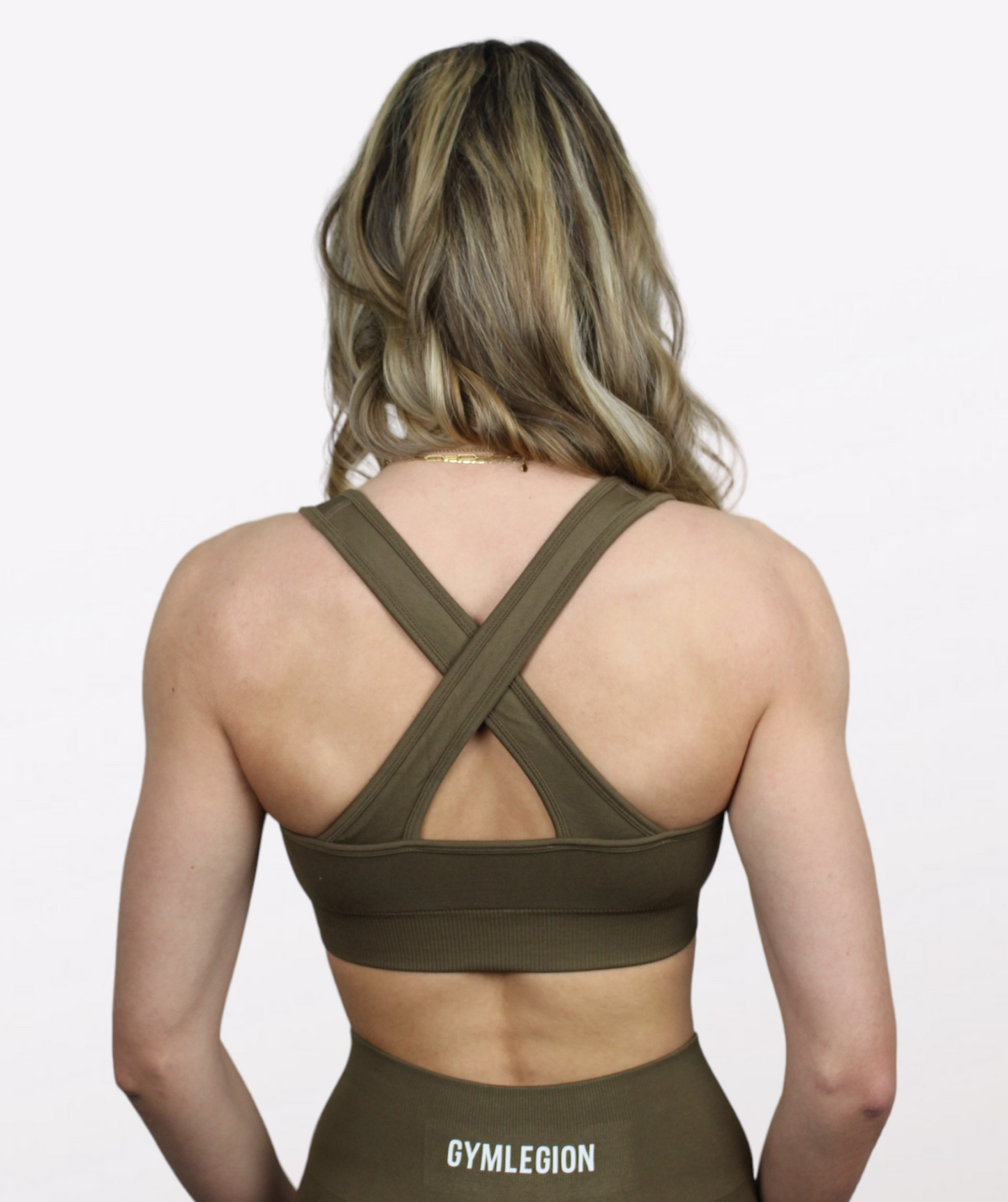 Solid Seamless Sports Bra Bruin