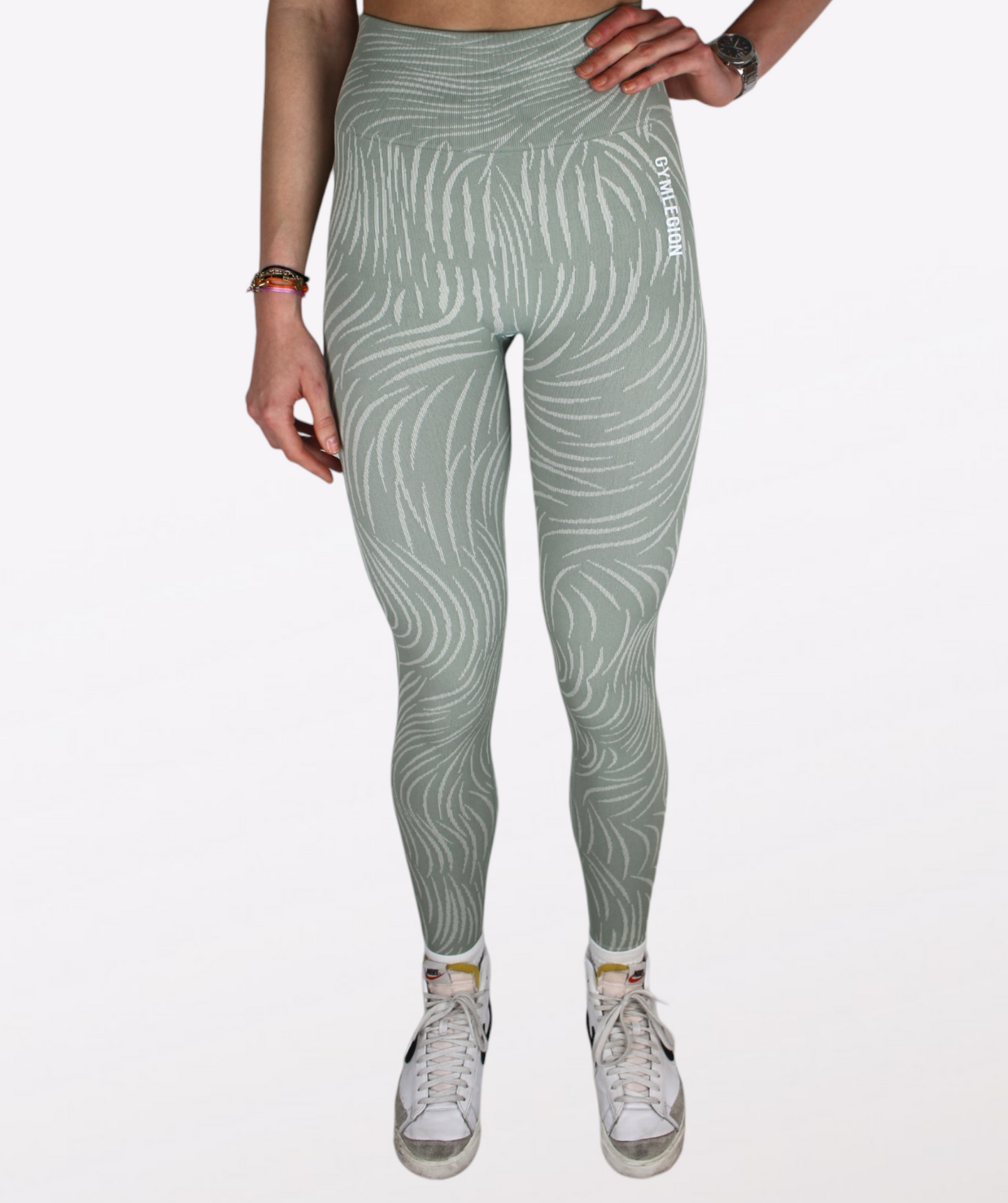 Zebra legging Nature Green