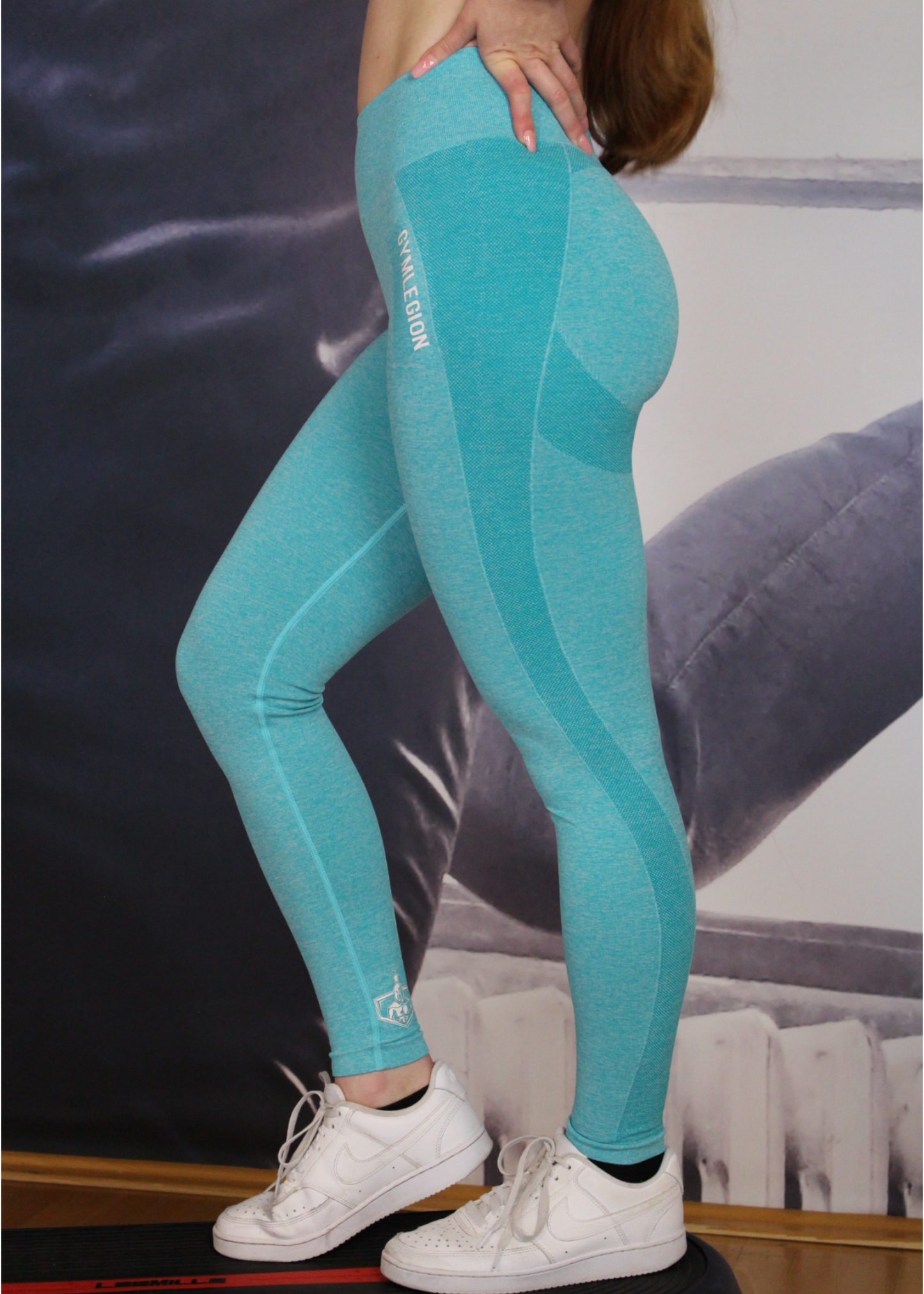 Flex High Waisted Legging Blauw