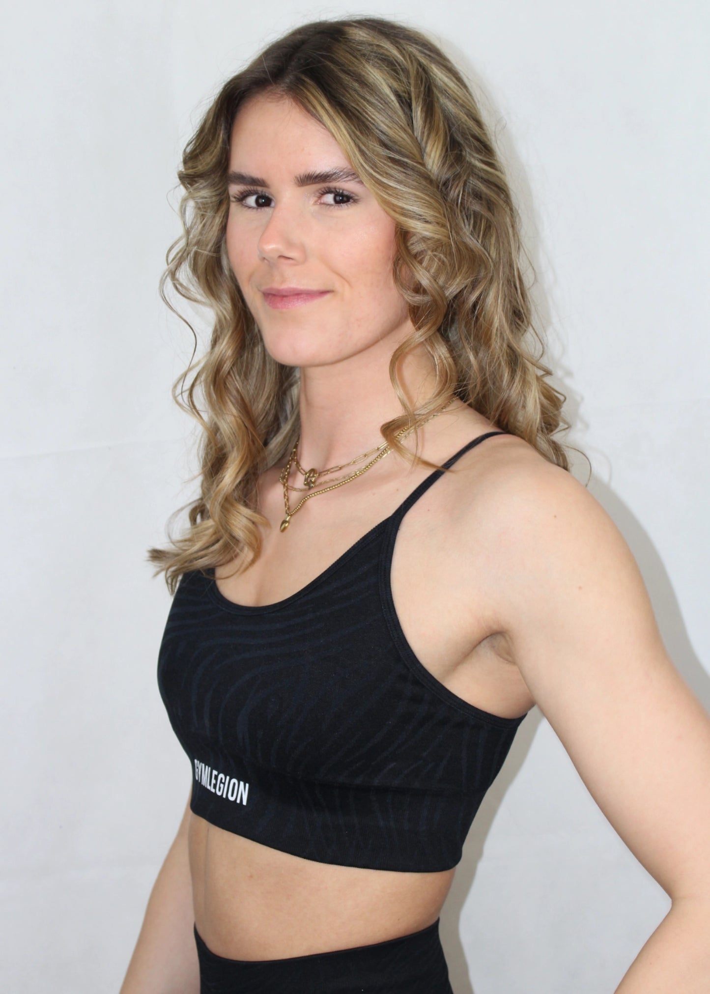 Zebra Sports Bra Zwart