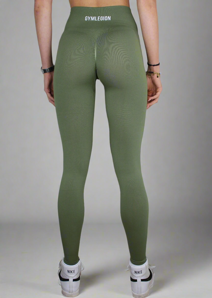 Solid Seamless Legging Forest Green