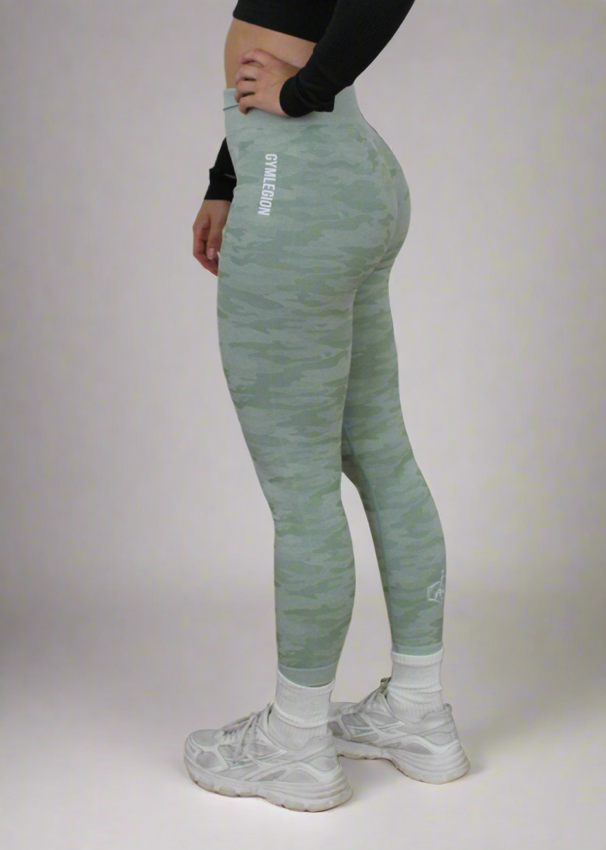 Camo Legging Groen