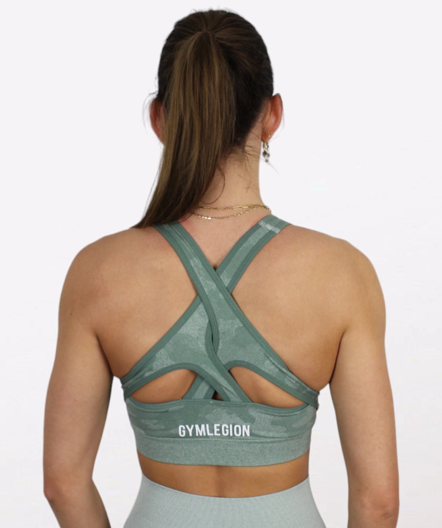 Camo Sports Bra Groen