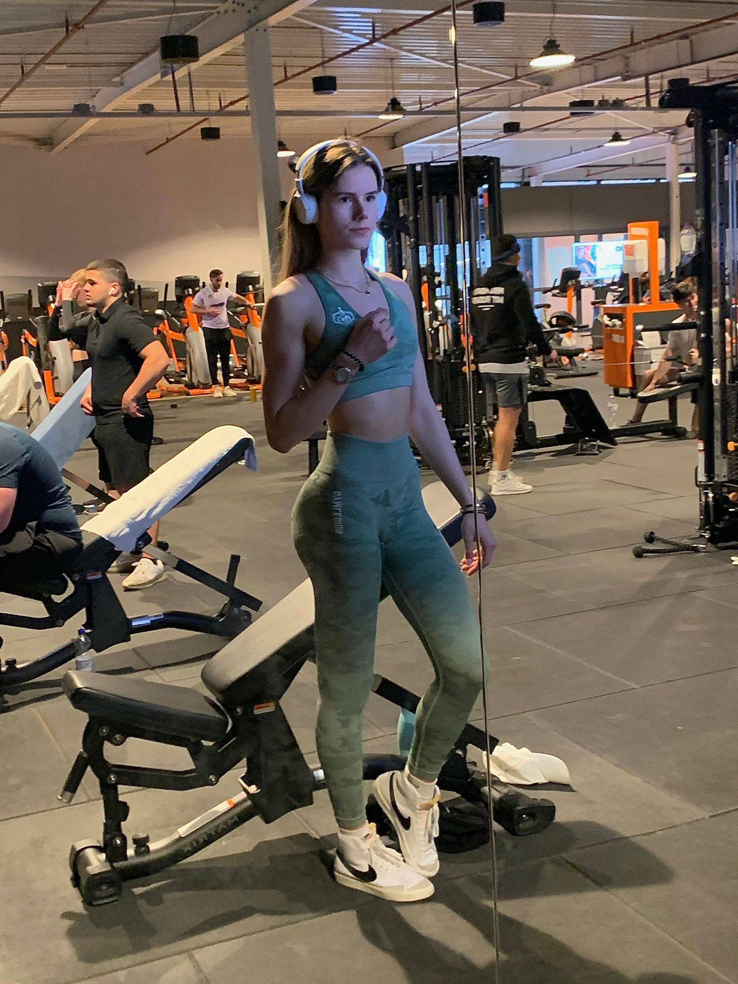 Camo Legging Groen