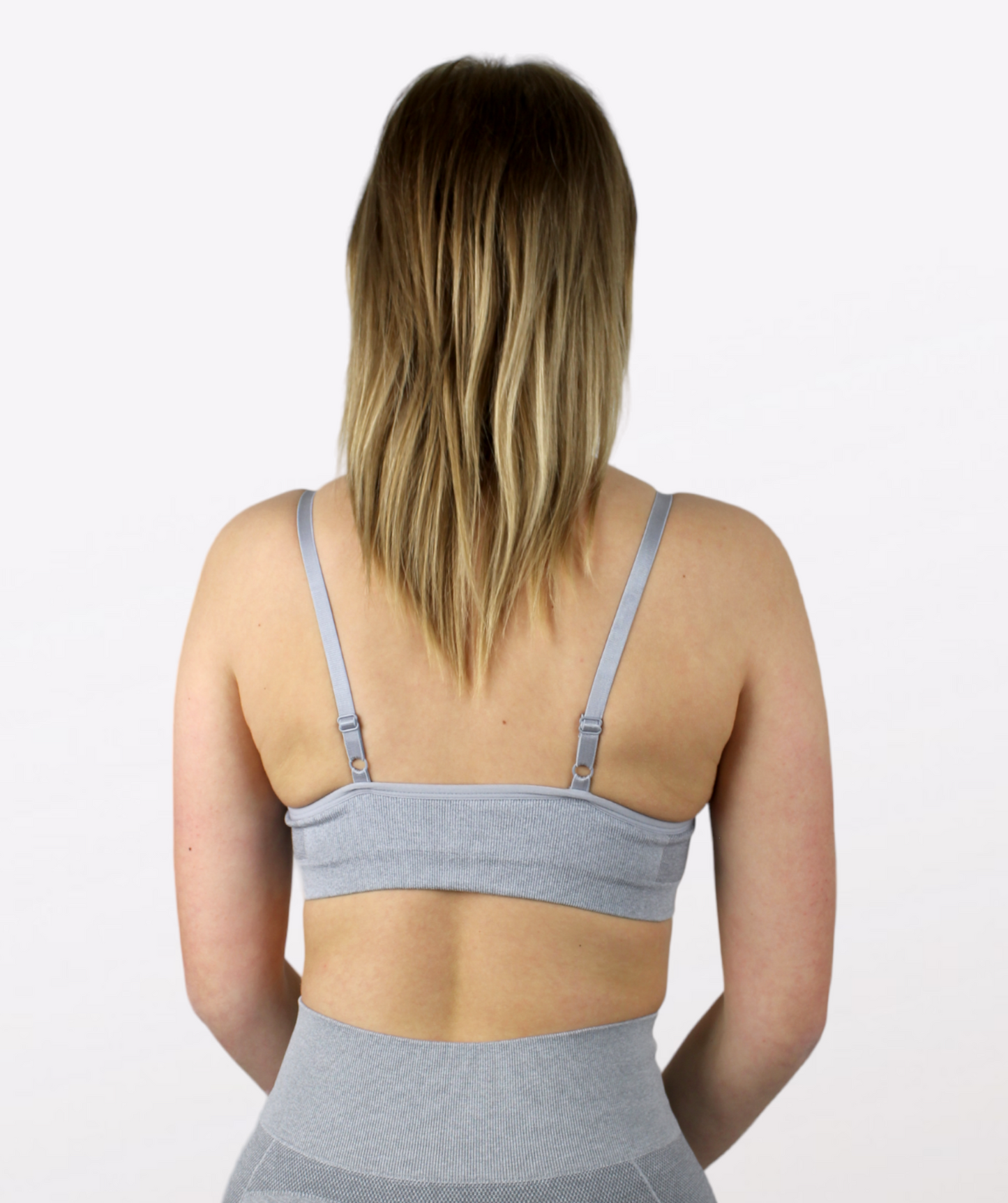 Flex Strappy Sports Bra Grijs