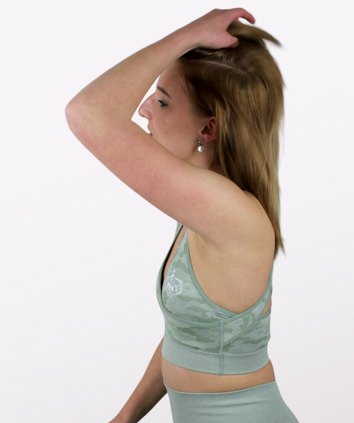 Camo Sports Bra Groen