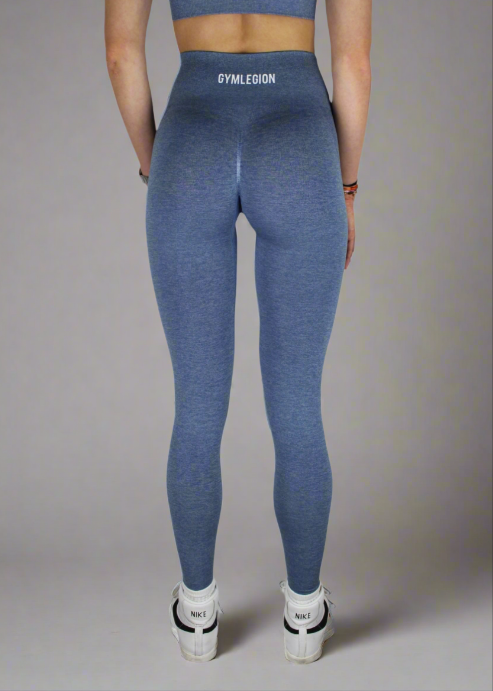 Solid Seamless Legging Blauw