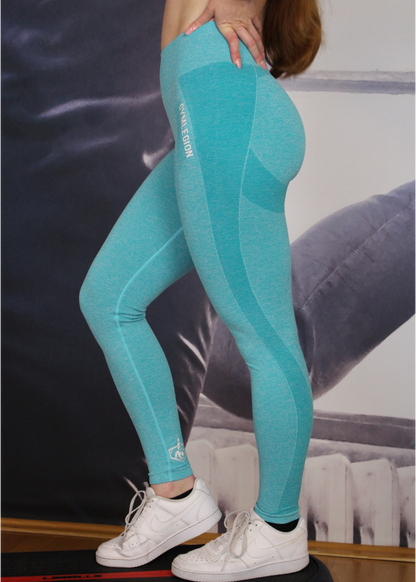 Flex High Waisted Legging - Blue