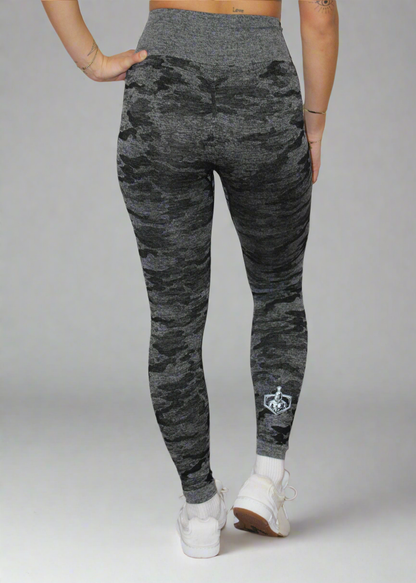 Camo Legging Zwart