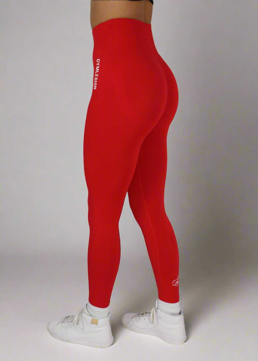 Limitless Gym Legging Rood