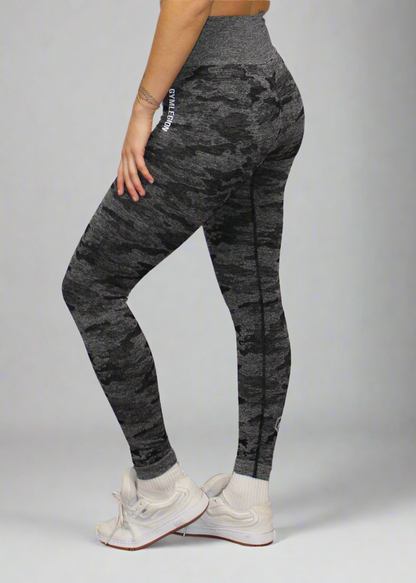 Camo Legging Zwart