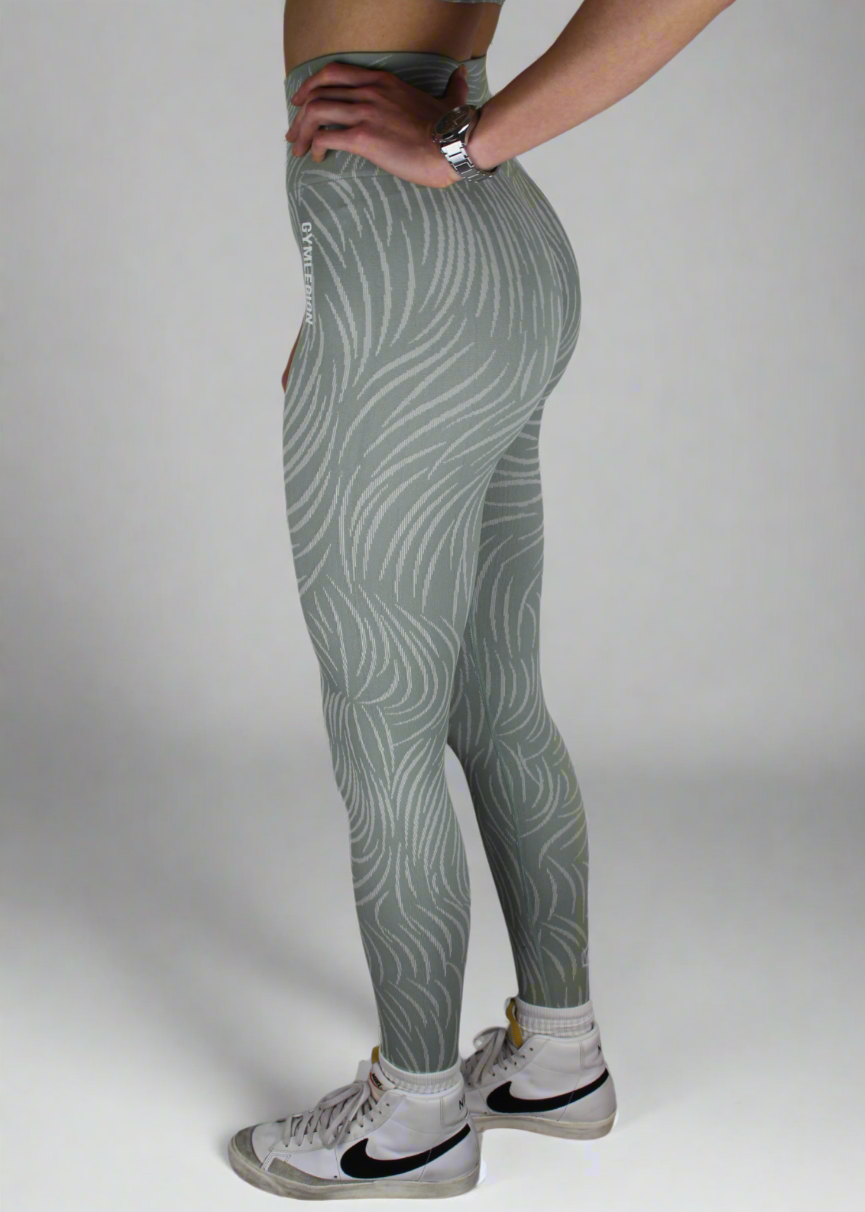 Zebra legging Nature Green